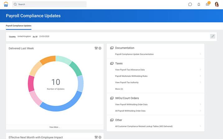 Workday Payroll Management Compliance Updates