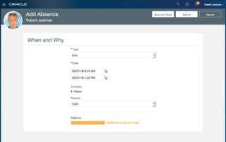 Oracle Absence Management