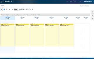 Oracle Time and Labor Calendar