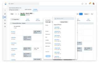 Workday Workforce Scheduling suggested replacement worker screenshot