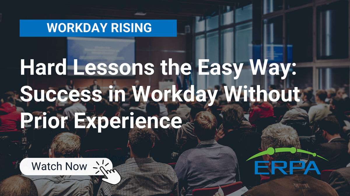 Workday Rising Sessions ERPA