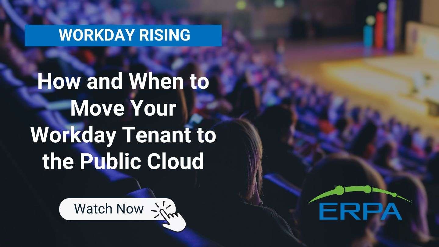 Moving Your Workday Tenant to the Public Cloud